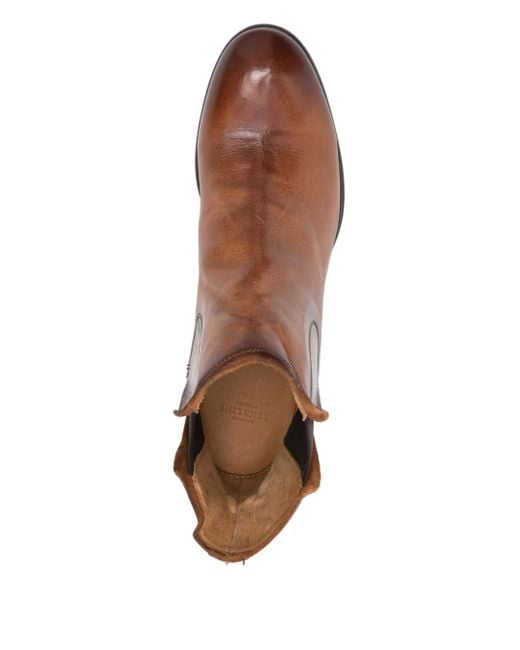 STURLINI FIRENZE Brown 40Mm Leather Chelsea Boots