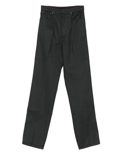 Pantalones plisados Lemaire de color Black