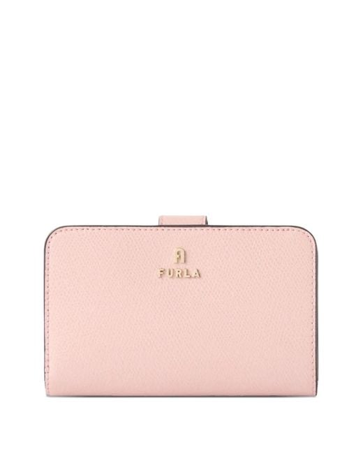 Furla Pink Medium Camelia Leather Wallet