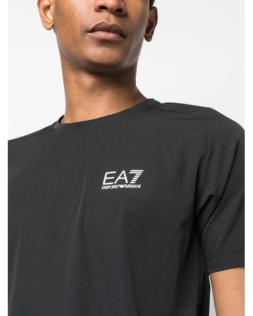 Ensemble À Logo Imprimé EA7 pour homme en coloris Black