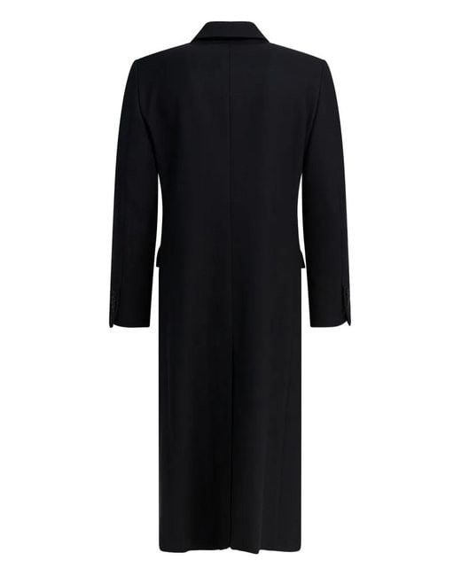 Tom Ford Black Double-Breasted Coat for men
