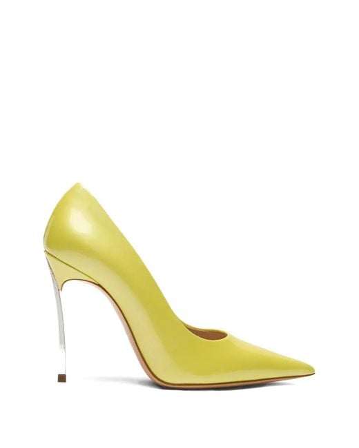 Casadei Yellow Superblade Pumps