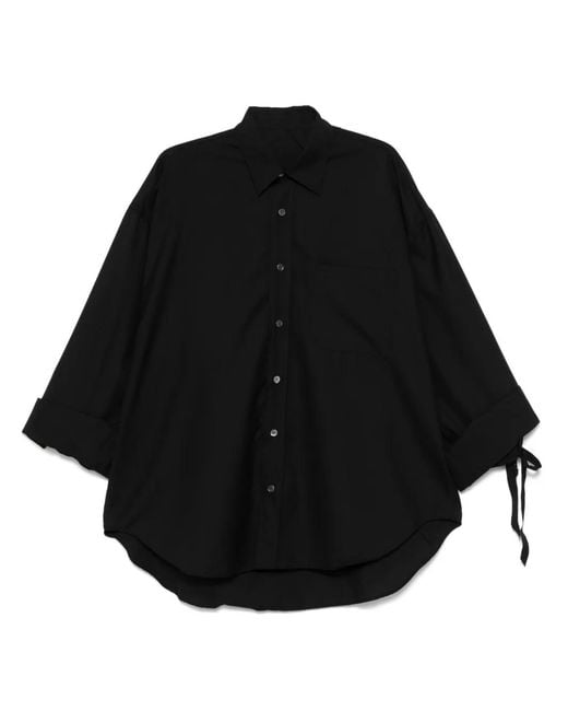 Marina Yee Black Wool Shirt
