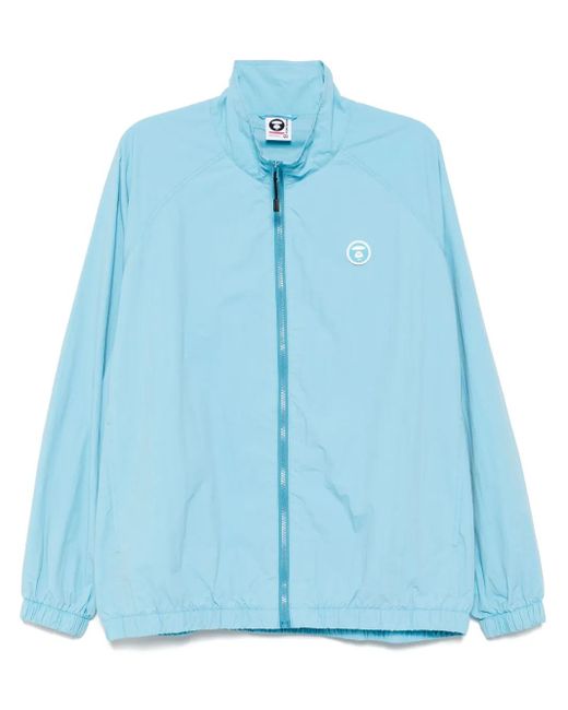 Aape By A Bathing Ape Aapenow Windjack Met Moonface-Logo in het Blue voor heren