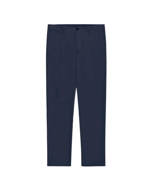 Incotex Blue Slim-Fit Chinos for men