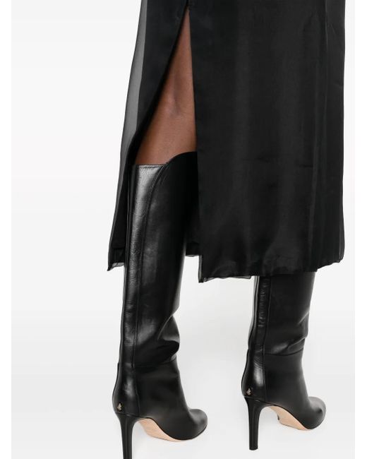 Blanca Vita Black Galtonia Pencil Midi Skirt