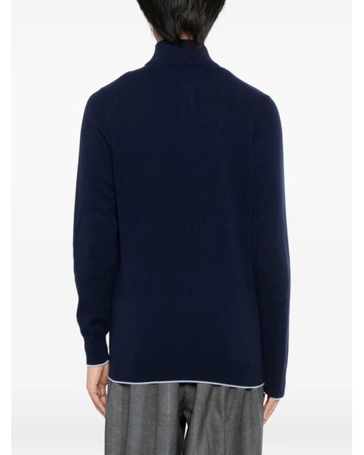 N.Peal Cashmere Blue Carnaby Knitwear for men