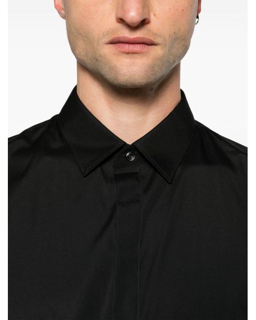 Neil Barrett Katoenen Overhemd in het Black voor heren