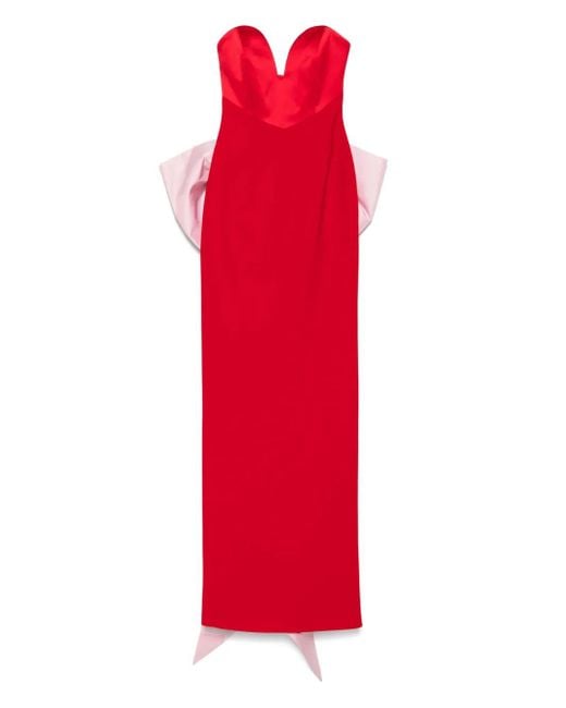 The New Arrivals Ilkyaz Ozel Red Vera Gown