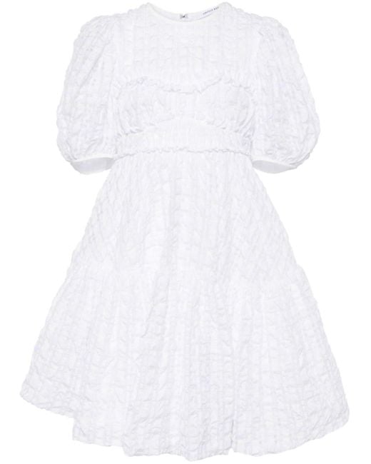 Vestido corto vanity CECILIE BAHNSEN de color White