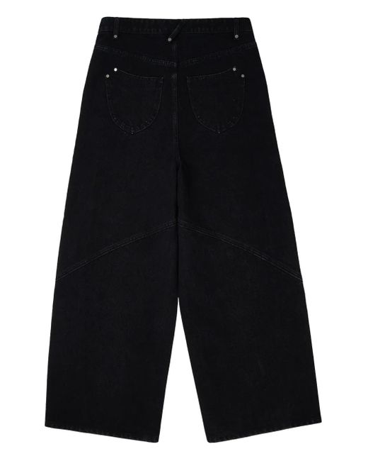 Protémoa Black Raven Wide-Leg Jeans
