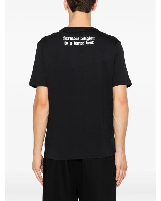 John Richmond Black Zibru T-Shirt for men