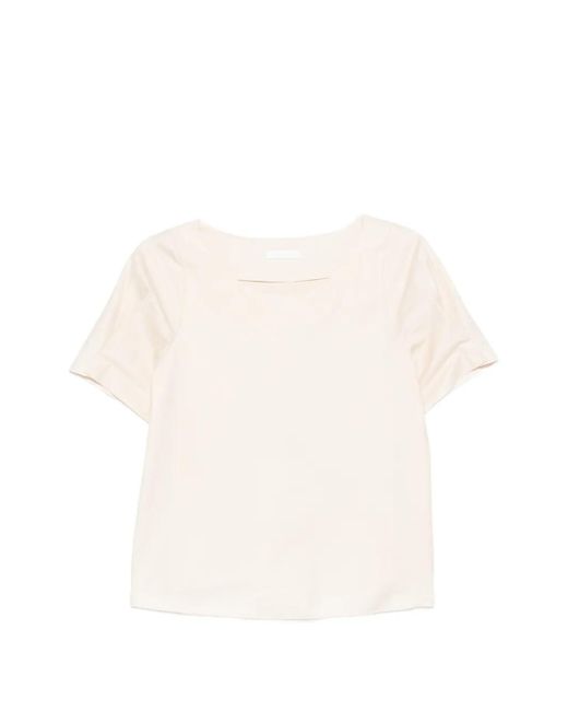 Susanne Bommer White Short-Sleeve Blouse