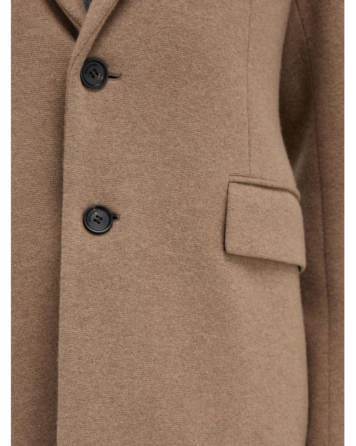 Ferragamo Brown Single-Breasted Flap-Pocket Blazer for men