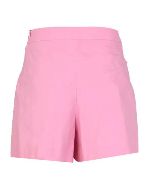 Boutique Moschino Pink Tie-Waist Shorts