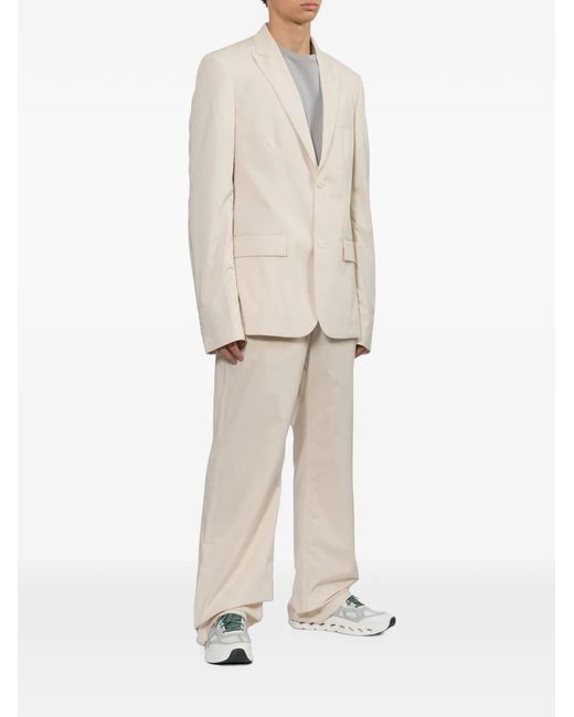 Rier Natural Single-Breasted Blazer for men