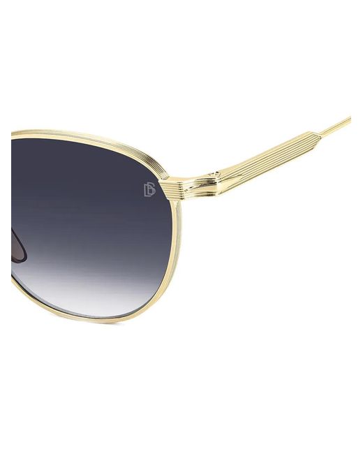 David Beckham Blue Geometric-Frame Sunglasses for men