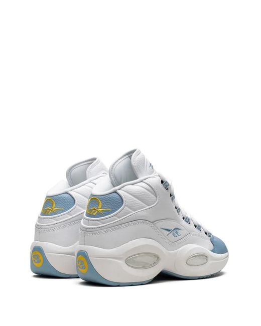 Reebok White Question Mid Sneakers