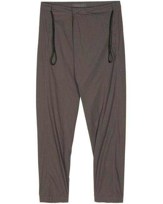 Pantalon en coton à coupe sarouel Transit pour homme en coloris Gray