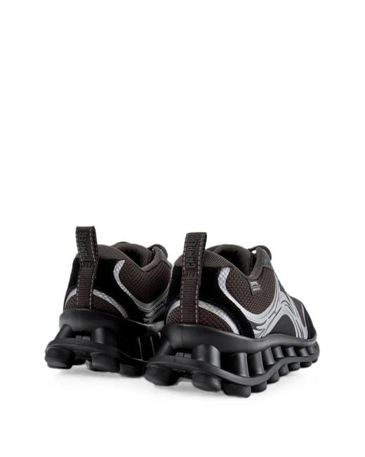 Camper Black Pelotissima Panelled Sneakers for men