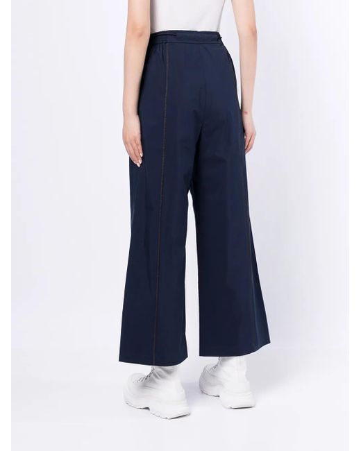 BAPY BY *A BATHING APE® Blue Jogginghose Mit Weitem Bein