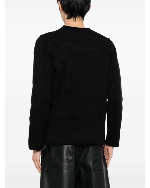 Comme des Garçons Andy Warhol Intarsien-Pullover in Black für Herren
