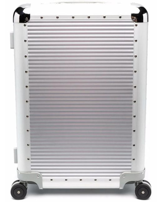 Fpm Milano Gray Bank S Spinner 68 Aluminium Suitcase