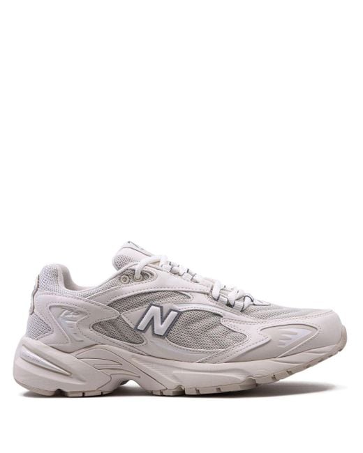 New Balance White 725 Sneakers mit Logo-Patch