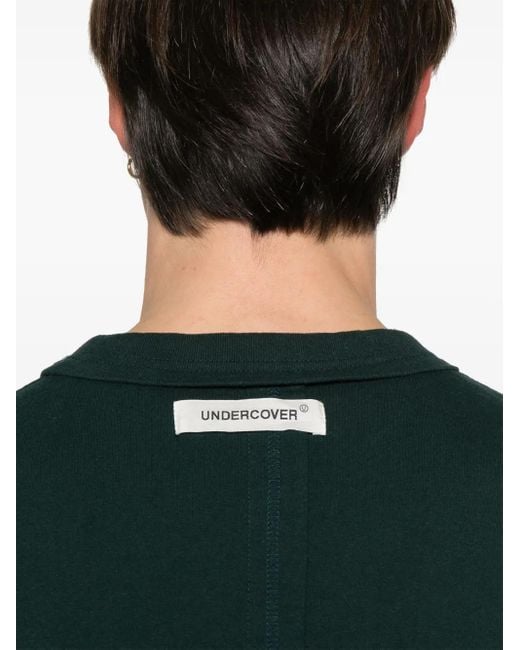 Camiseta con logo estampado Undercover de hombre de color Green