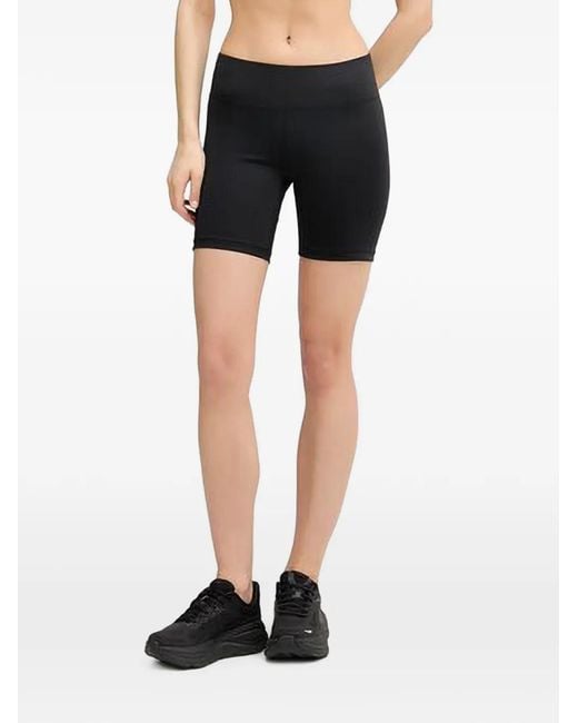 Casall Black Logo-Print Shorts