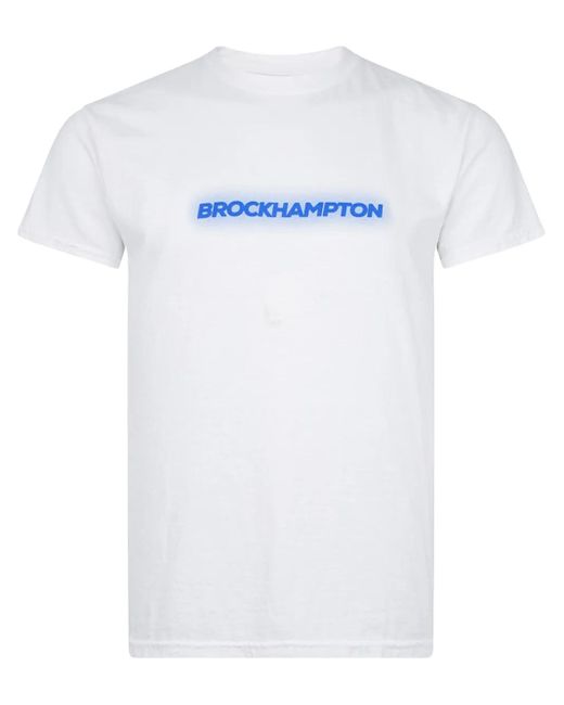 BROCKHAMPTON White Files Logo-Print T-Shirt for men