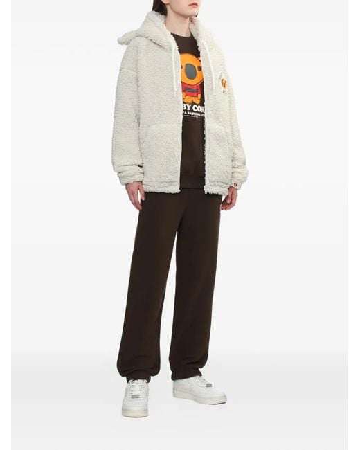 A Bathing Ape White Patch Trousers
