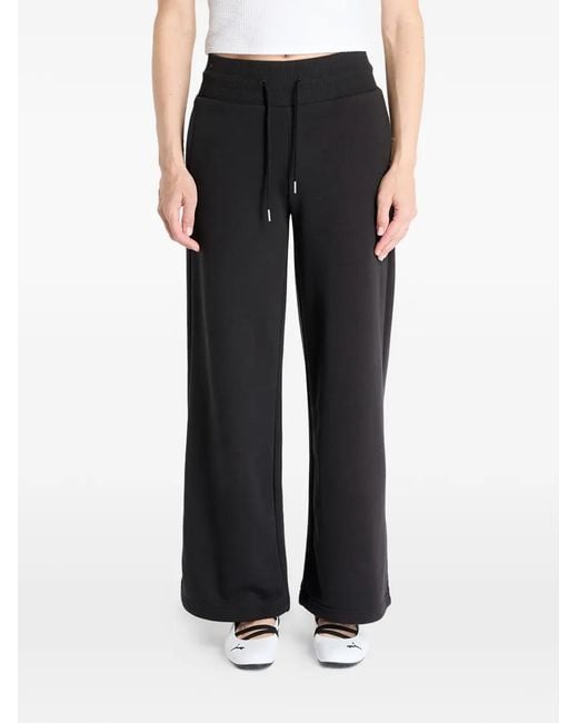 PUMA Black Wardrobe Essentials Relaxed-Fit Track Pants
