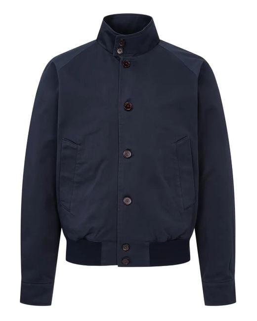 【PORTERNA】Boon the Cotton Jacket MAN ON THE BOON. Cotton Bomber Jacket in Blue for Men | Lyst