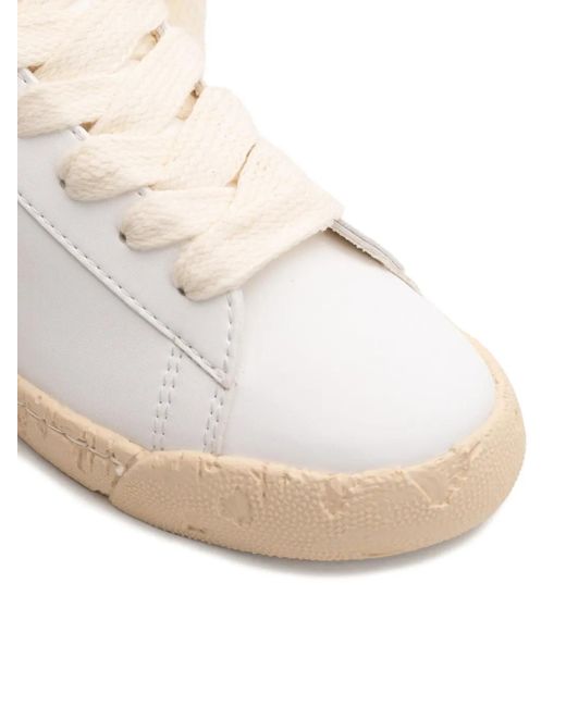 General Scale. Natural Murray High-Top Past-Sole Sneakers for men
