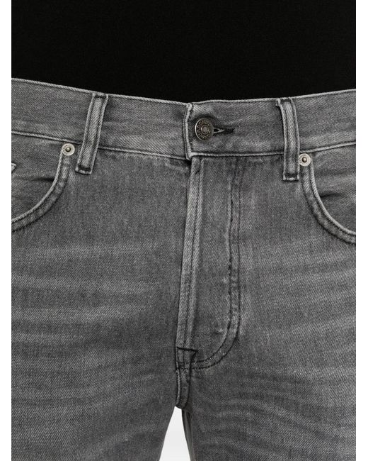 Dondup Gray Button Jeans for men