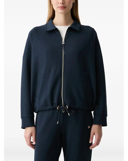 Joop! Blue Drawstring-Hem Raglan-Sleeve Jacket