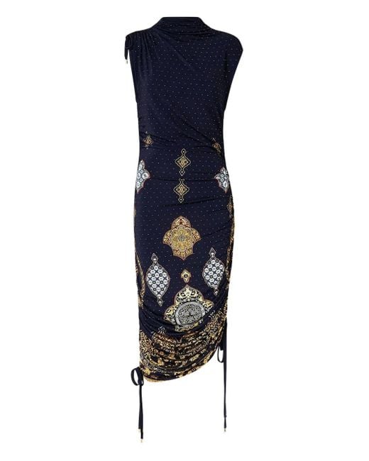 Camilla The Imperial Gate Midi-Jurk in het Blue