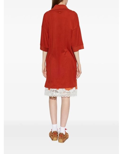 Lacoste Red Runway Mini Dress
