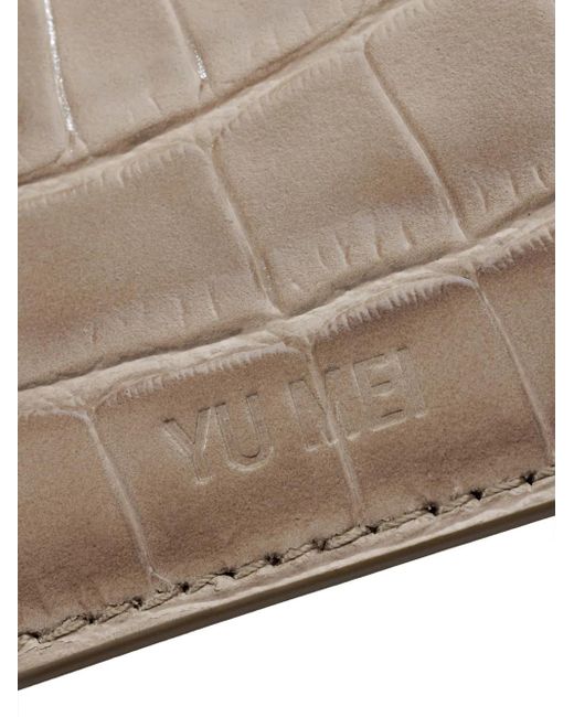 Tarjetero Frank Yu Mei de color Brown