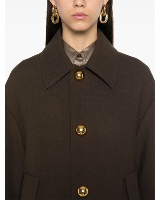 AMI Brown Virgin-Wool Jacket