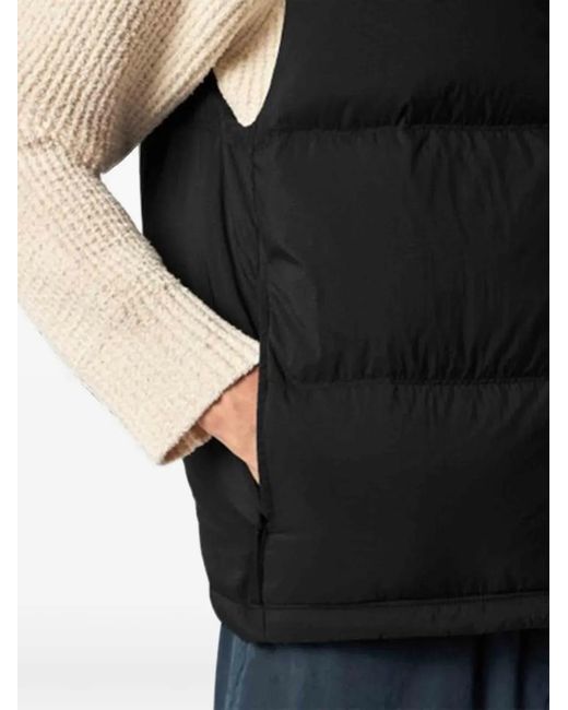 Stone Island Black G100004 Matt Ripstop Cordura Advanced Fabrics Down Vest for men