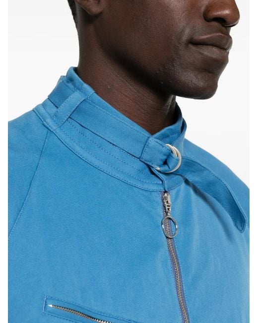 NAMACHEKO Blue Zip-Up Jacket for men