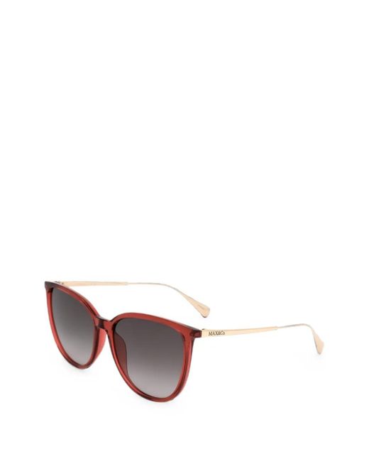 MAX&Co. Red Geometric-Frame Sunglasses