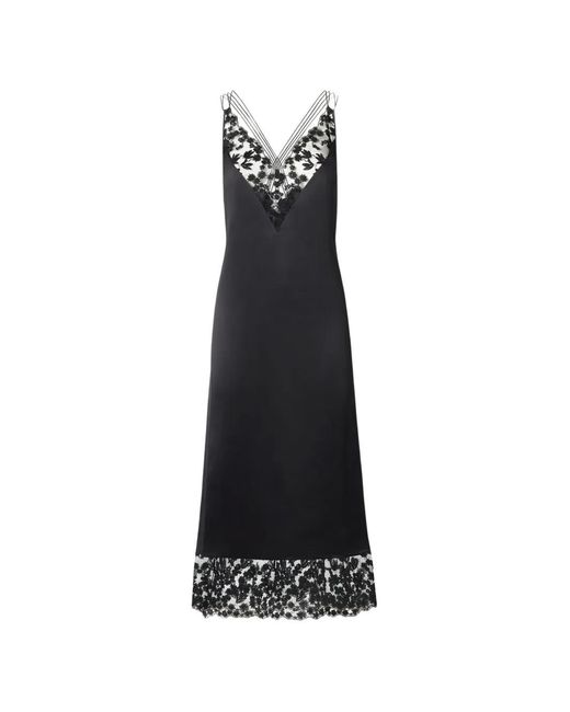 Fendi White Silk And Lace Dress