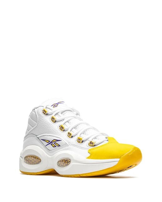 Reebok White Question Mid Sneakers for men