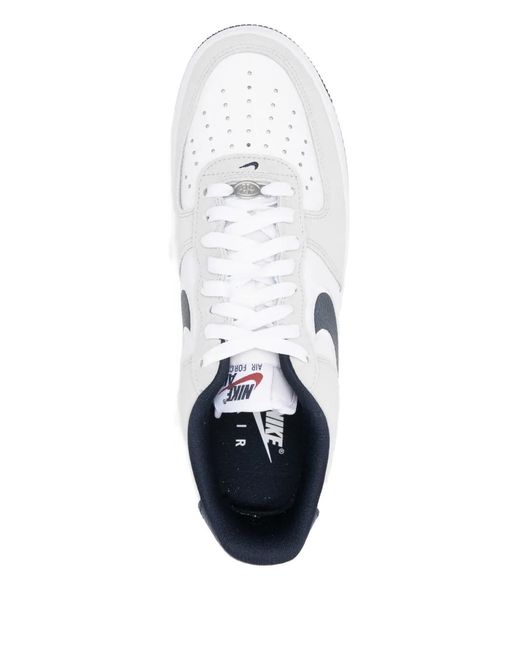 Nike White Logo Leather Trainers for men