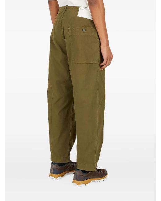 Applied Art Forms Green Pleated Trousers for men