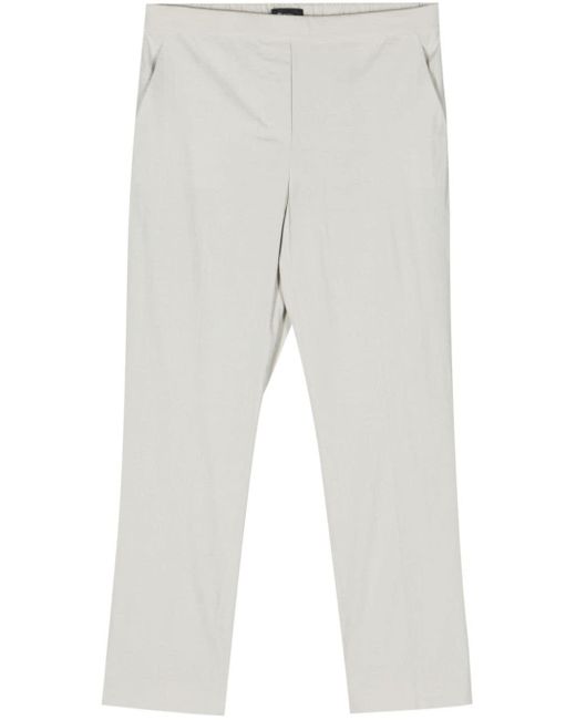 Theory White Treeca Cropped Trousers
