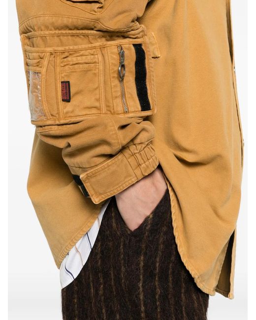 Martine Rose Natural Utility Sleeve Shirt for men